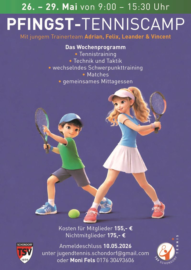 Pfingst-Tenniscamp 2026
