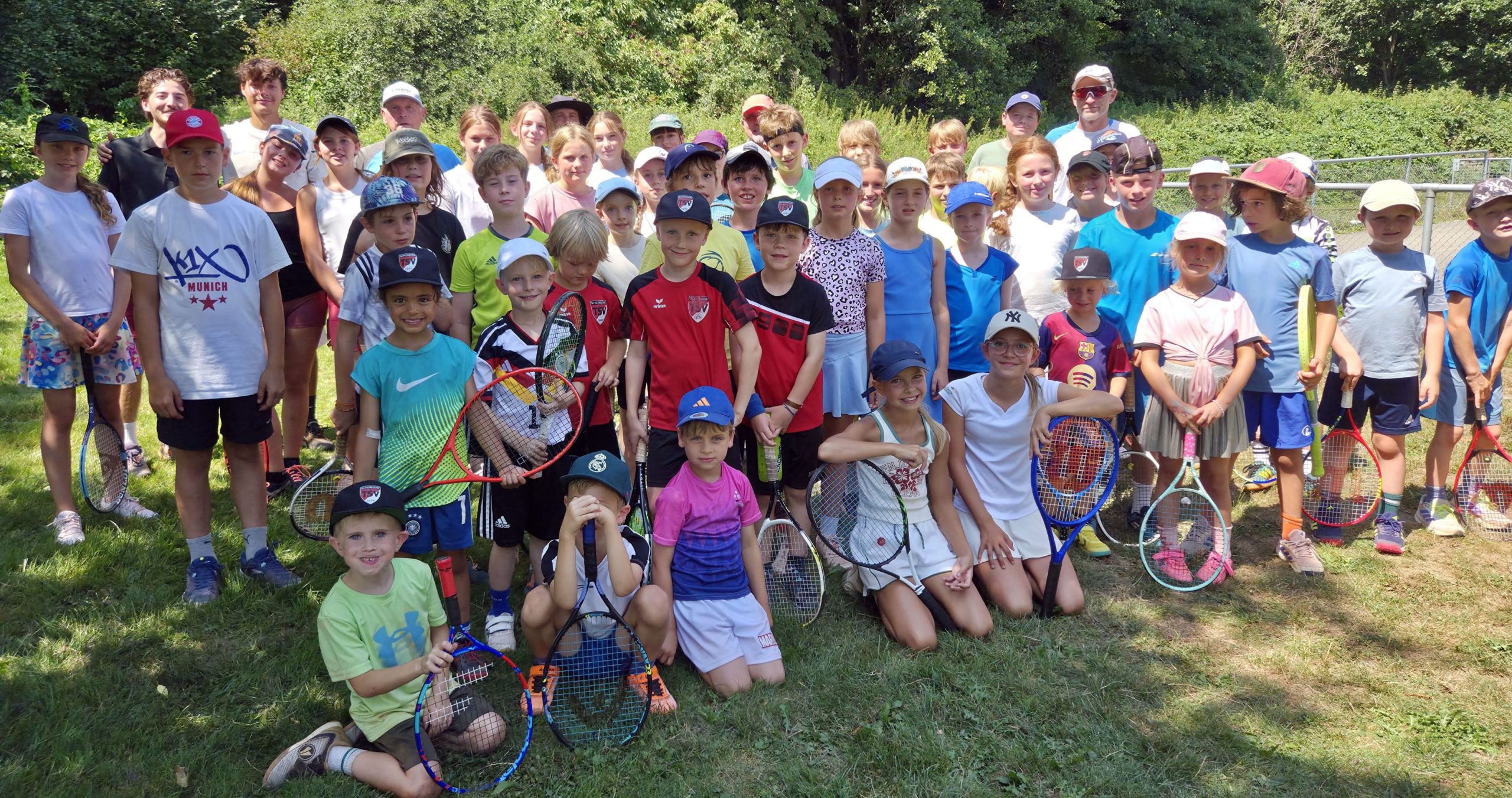 Gruppenbild Tenniscamp